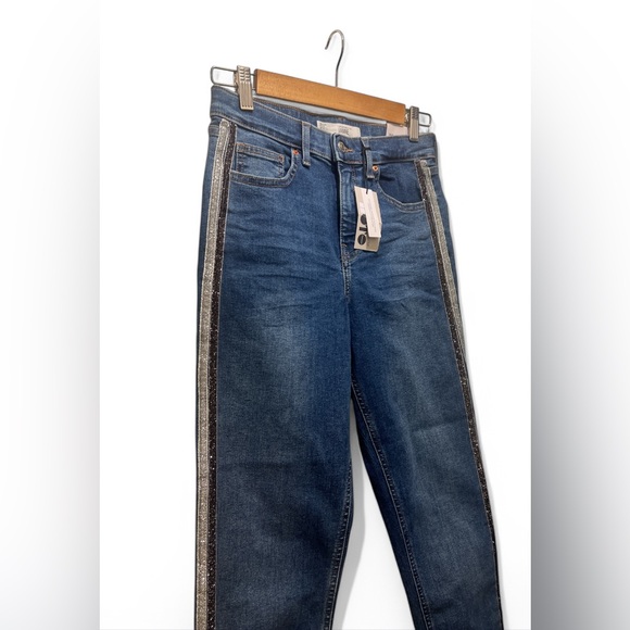 Moto TopShop Jamie High Waist Ankle Grazer Jeans NWT - Picture 3 of 11